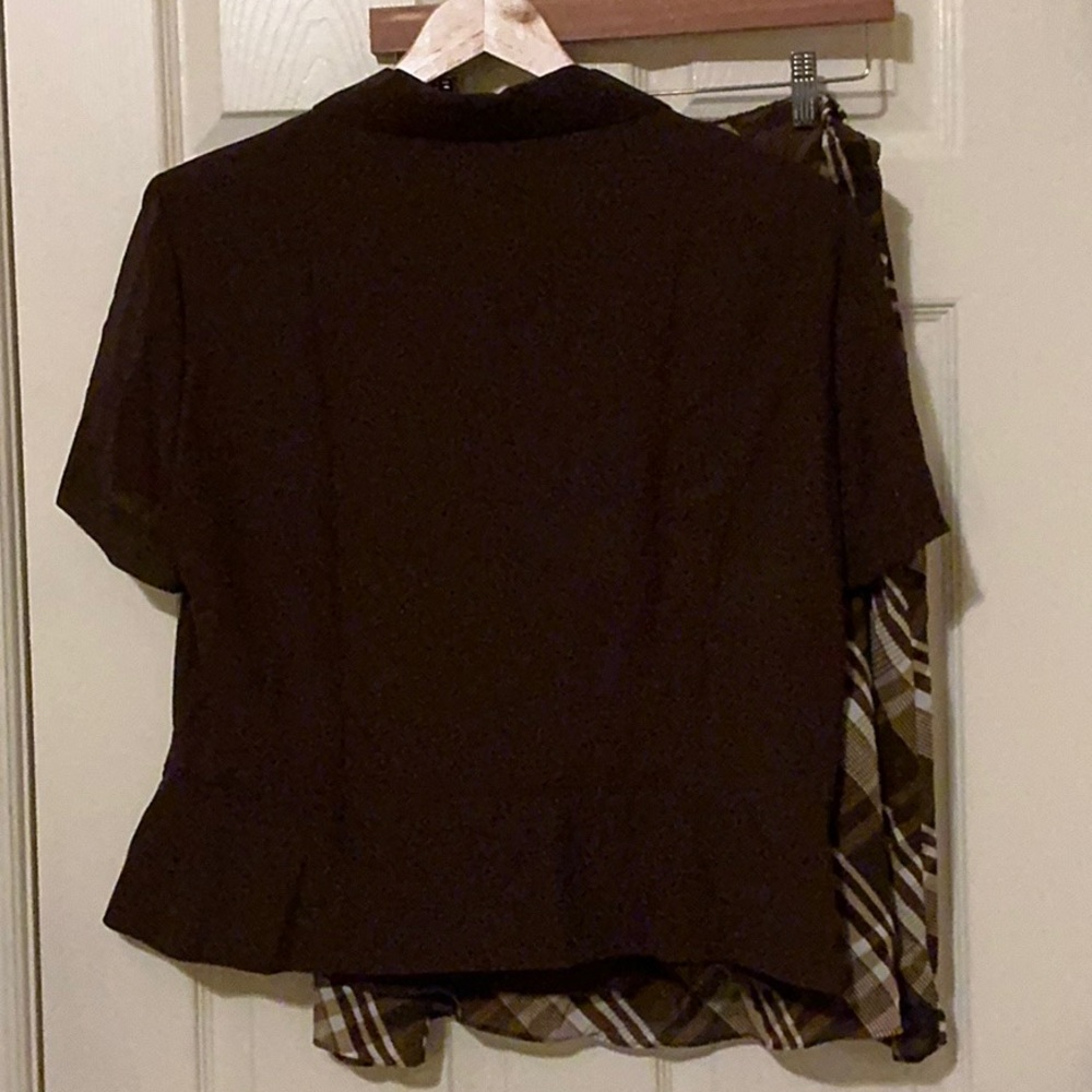 Vintage 18 washable lightweight skirt and suit jacket EUC - Picture 3 of 7